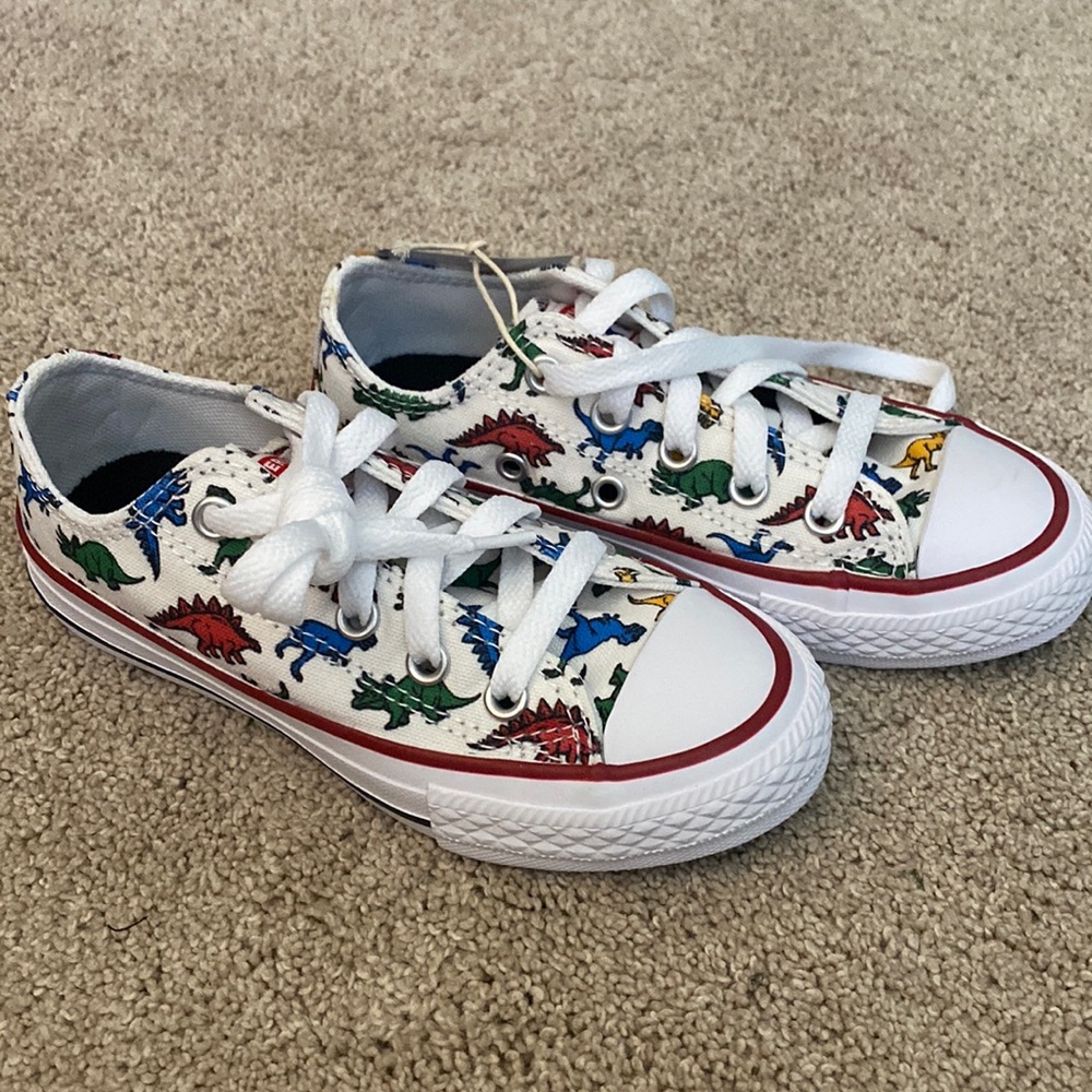 Converse Custom Chuck Taylor All Star By You; dinosaurs - Size 11 in little kids